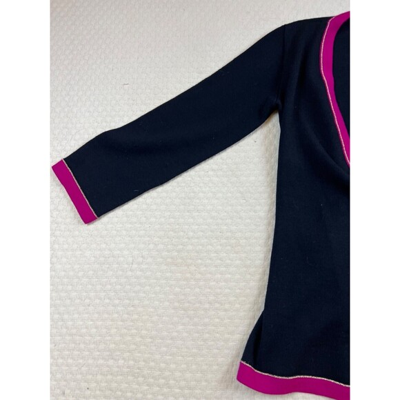 Vintage Saint Laurent Rive Gauche Wrap Cardigan Wool 1970s | Size Medium - Picture 4 of 13